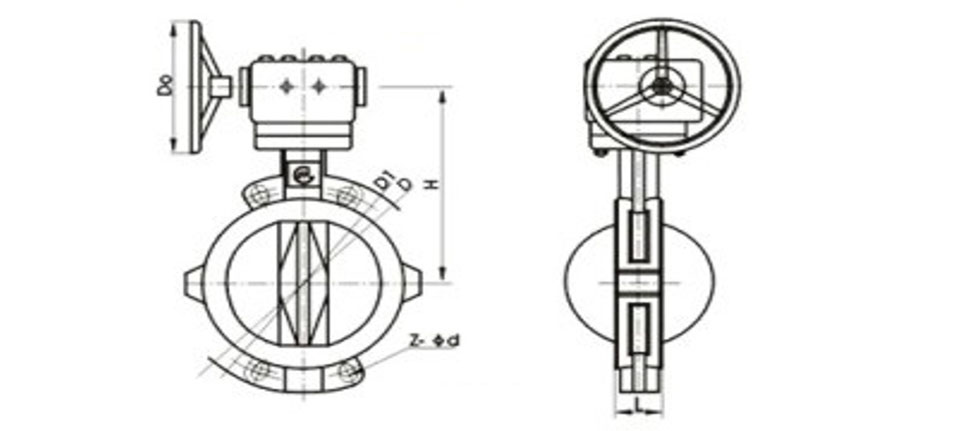 PTFE Lined Butterfly Valve